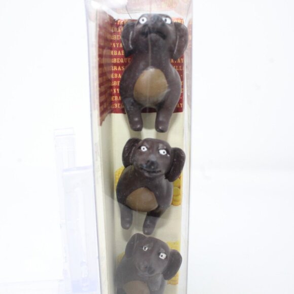 World Market Corn Holders Dachshund Weiner Dog Stainless Steel Lot Of 2 Packages - Picture 10 of 10